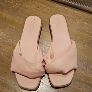 Altar'd State Pink Slide Sandals with Knotted Design